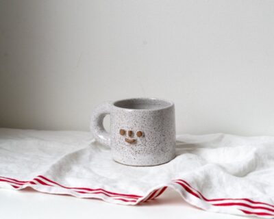 Pedrolino Moods Mug by Debbie Carlos